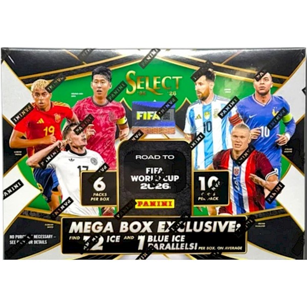 2025-26 Panini Select Road to FIFA World Cup Soccer Hobby Mega Box