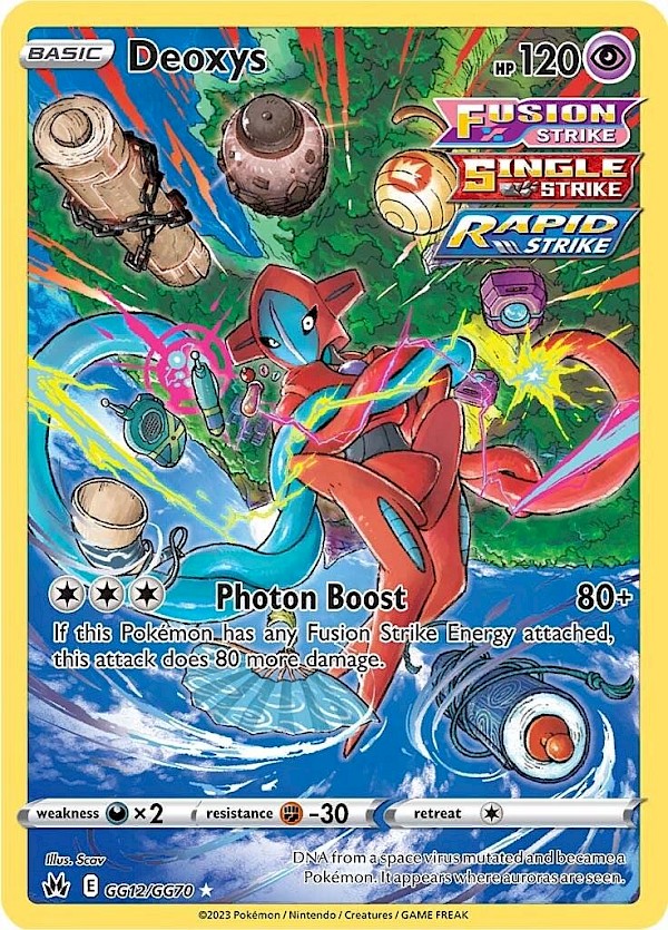 Deoxys - GG12/GG70 (Crown Zenith: Galarian Gallery)