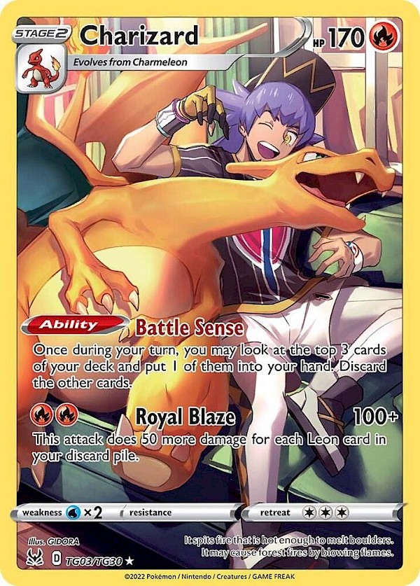 Charizard - TG03/TG30 (Lost Origin Trainer Gallery)