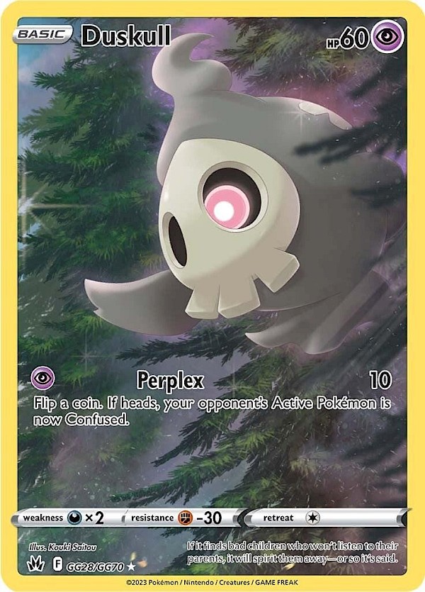 Duskull - GG28/GG70 (Crown Zenith: Galarian Gallery)