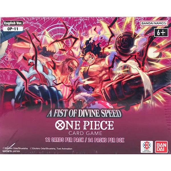 One Piece: OP-11 A fist of Divine Speed Booster Box English Version