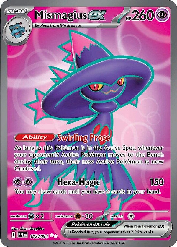 Mismagius EX - 112/094 (Phantasmal Flames)