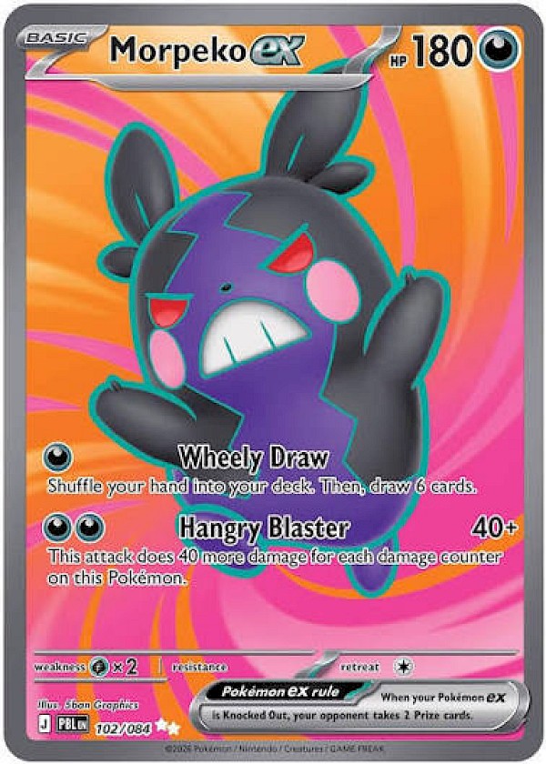 Morpeko EX - 102/084 (Pitch Black)