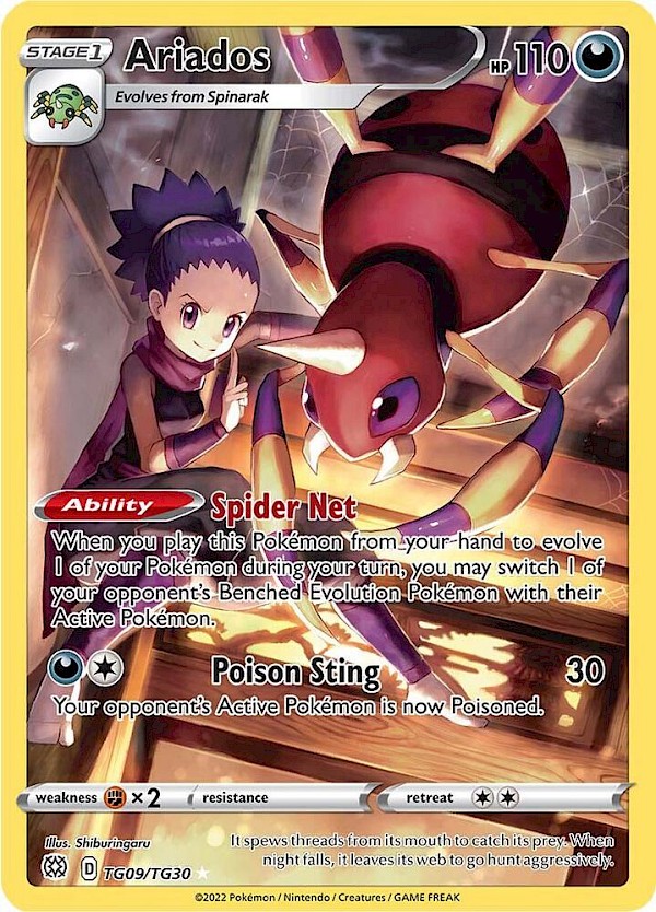 Ariados - TG09/TG30 (Brilliant Stars Trainer Gallery)