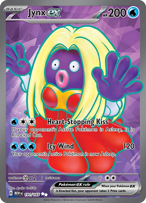 Jynx EX - 191/165 (Pok&eacute;mon 151)