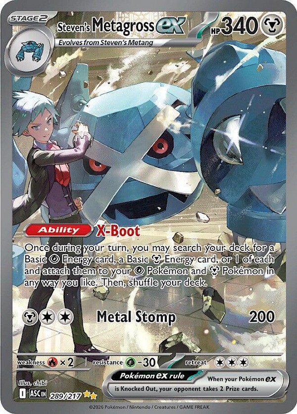 Steven&rsquo;s Metagross EX - 289/217 (Ascended Heroes)