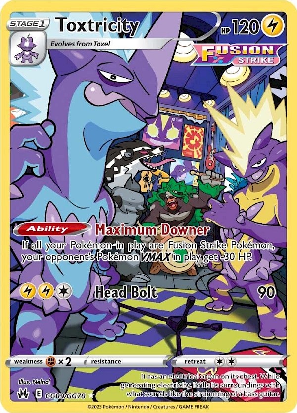 Toxtricity - GG09/GG70 (Crown Zenith: Galarian Gallery)