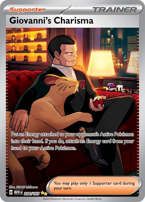 Giovanni's Charisma - 204/165 (Pok&eacute;mon 151)