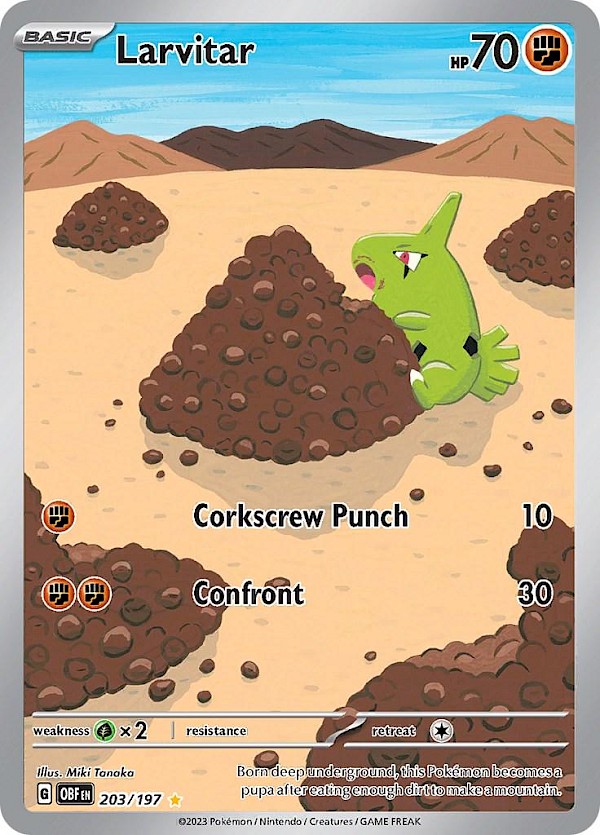 Larvitar - 203/197 (Obsidian Flames)