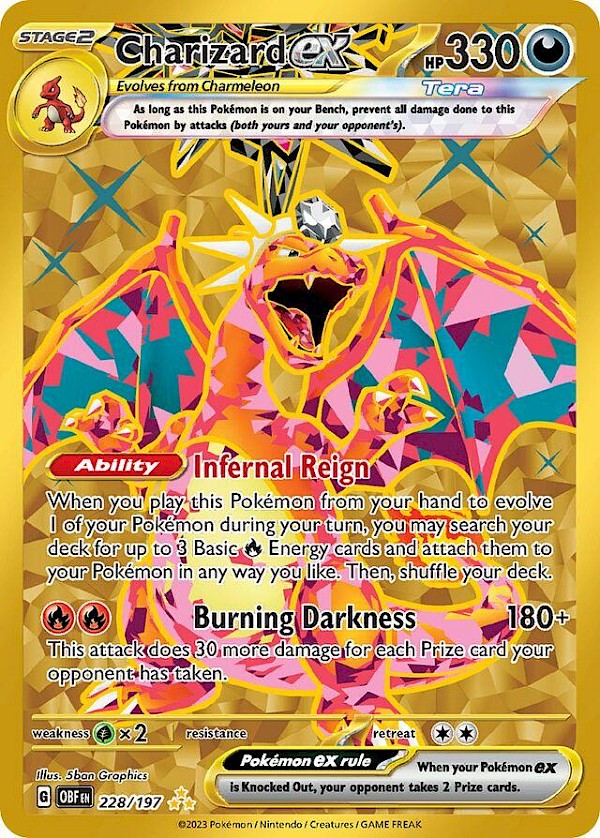 Charizard EX - 228/197 (Obsidian Flames)