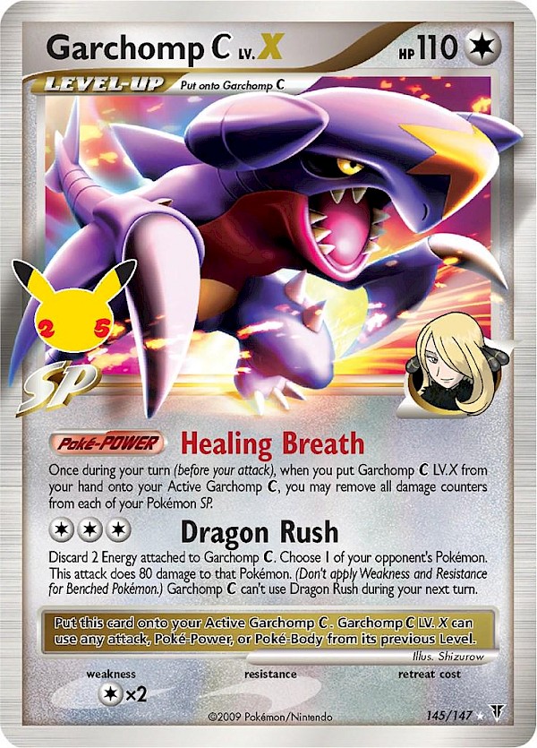 Garchomp C LV.X - 145/147 (Celebrations: Classic Collection)