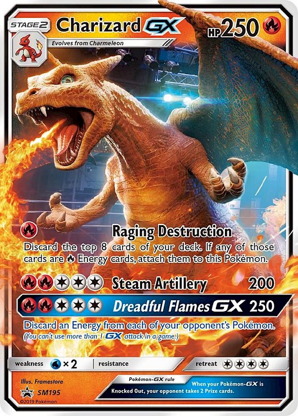 Charizard GX - SM195 (Sun & Moon Promo)