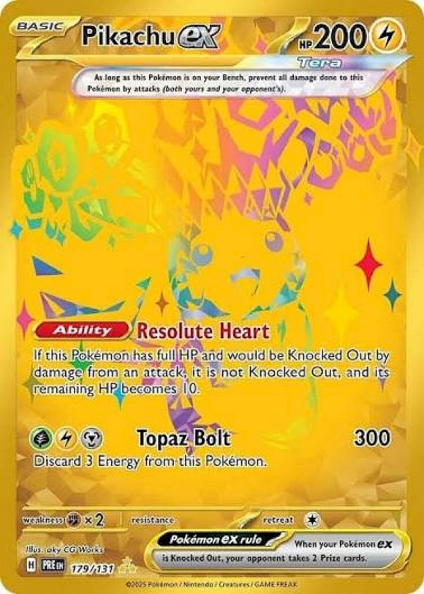 Pikachu EX - 179/131 (Prismatic Evolutions)