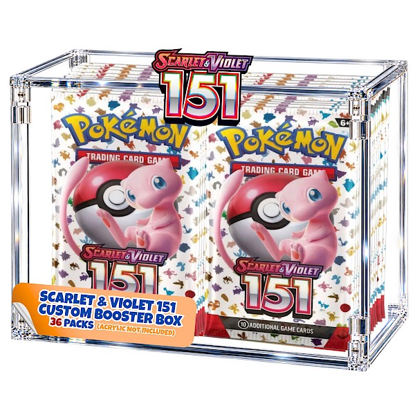 Pok&eacute;mon: Scarlet & Violet 151 Custom booster Box (36 Packs)