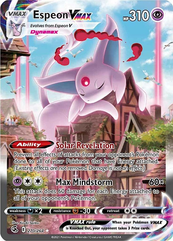 Espeon VMAX (Alternate Art) - 270/264 (Fusion Strike)