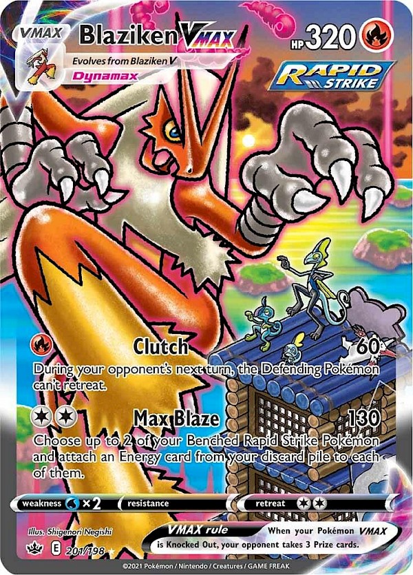 Blaziken VMAX (Alternate Art) - 201/198 (Chilling Reign)