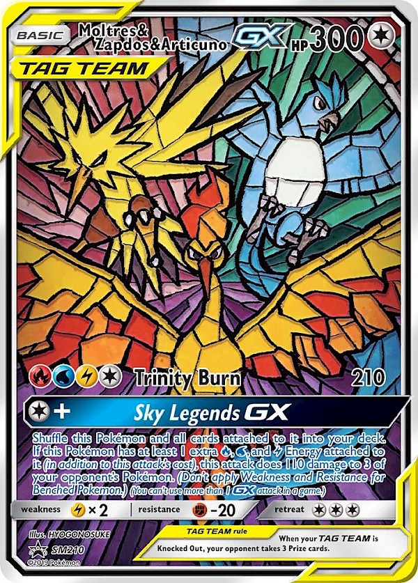 Moltres & Zapdos & Articuno GX (Sealed) - SM210 (Promo)