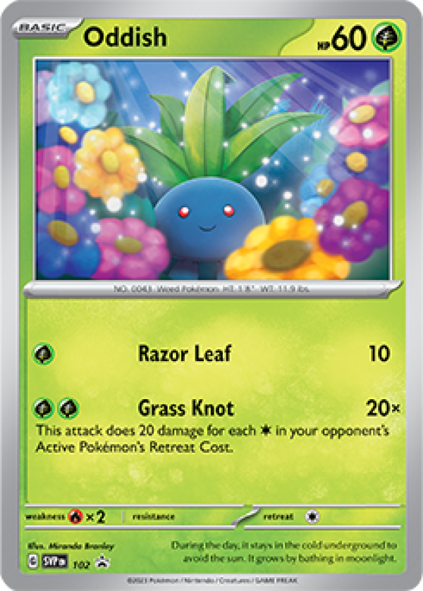 Oddish (Sealed) - 102 (Scarlet & Violet Promo)