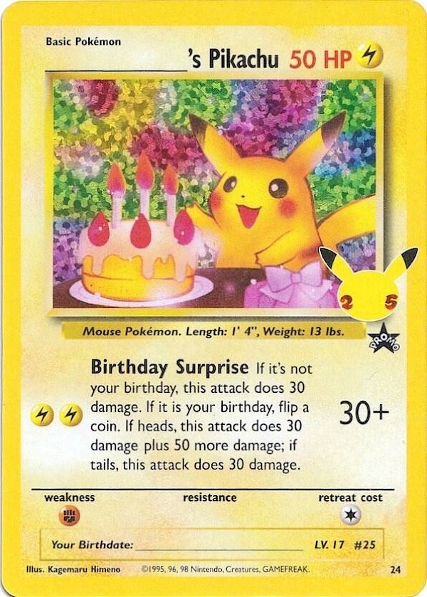 ______'s Pikachu - 24/53 (Celebrations: Classic Collection)