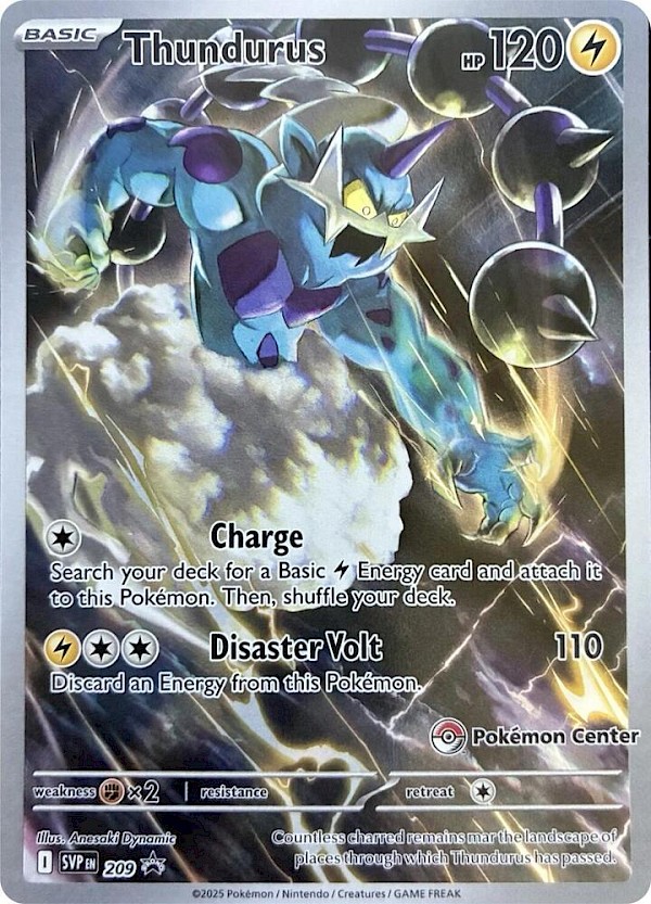 Thundurus (Pok&eacute;mon Center Exclusive) - 209 (Scarlet & Violet Promo)