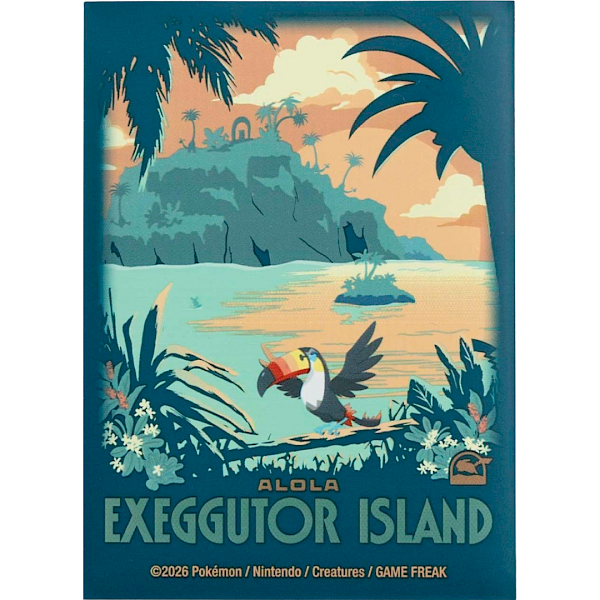 Pok&eacute;mon: Pok&eacute;mon Center Alola Exeggutor Island Card Sleeves