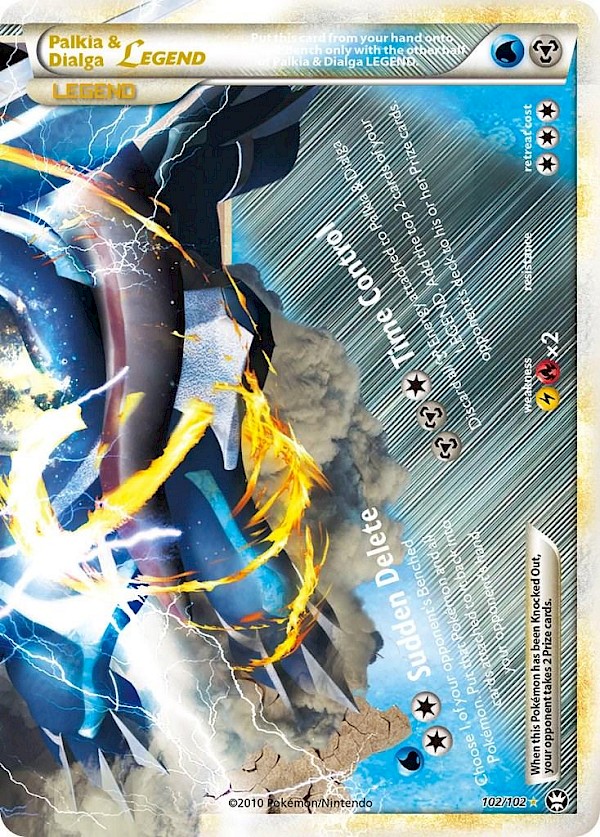 Palkia & Dialga Legend - 102/102 (Triumphant)
