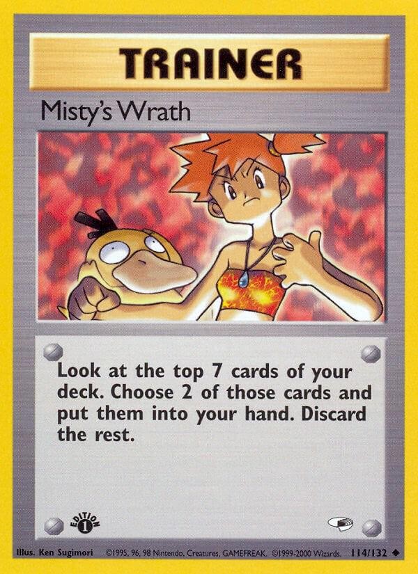 Misty's Wrath (First Edition) - 114/132 (Gym Heroes)