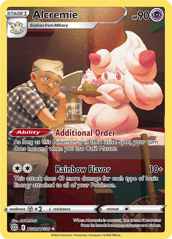 Alcremie - TG08/TG30 (Brilliant Stars Trainer Gallary)