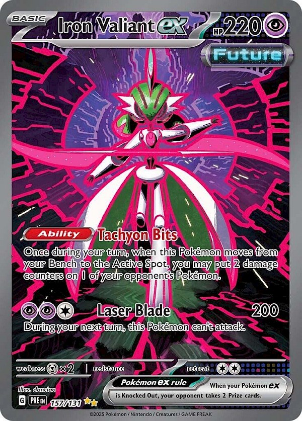 Iron Valiant EX - 157/131 (Prismatic Evolutions)