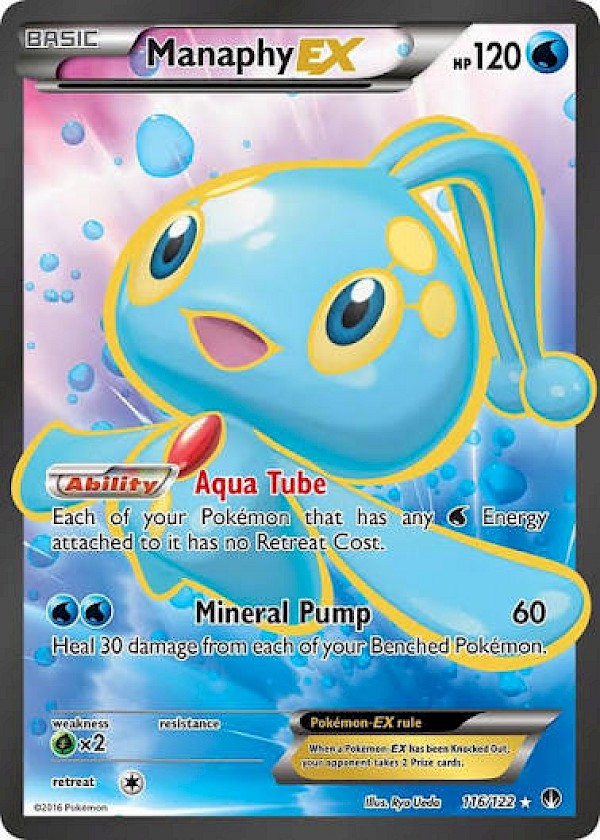Manaphy EX (Full Art) - 116/122 (BREAKpoint)