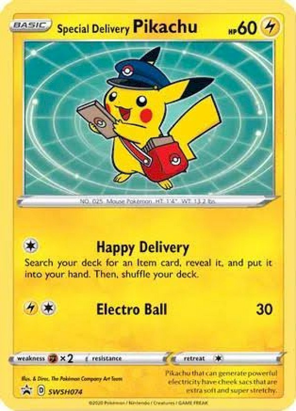 Special Delivery Pikachu (Sealed) - SWSH074 (Promo)