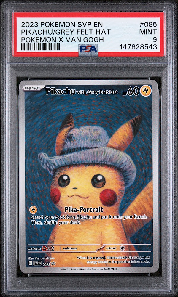 Pikachu with Grey Felt Hat (PSA 9) - 085 (Promo)