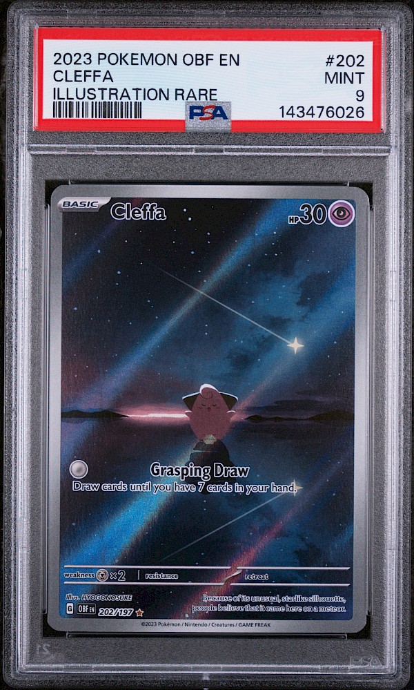 Cleffa (PSA 9) - 202/197 (Obsidian Flames)
