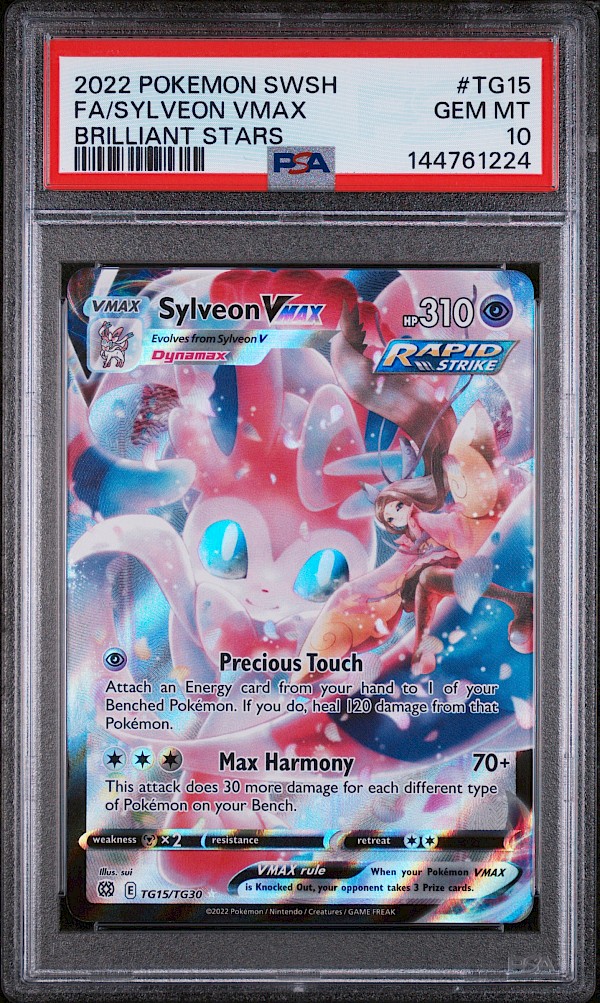 Sylveon VMAX (PSA 10) - TG15/TG30 (Brilliant Stars)