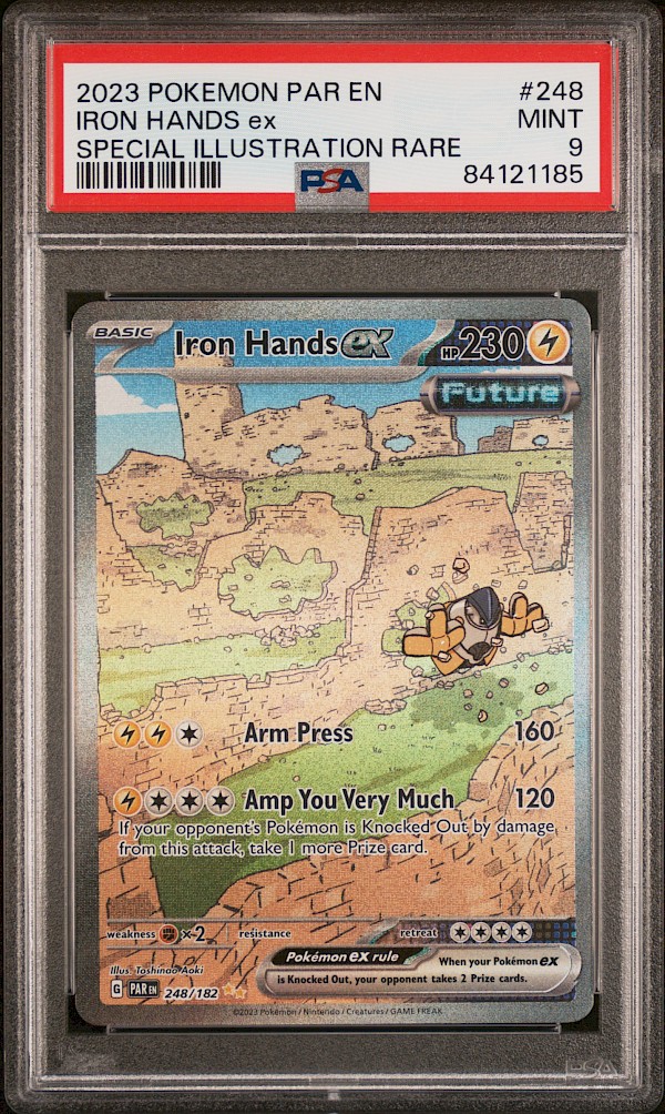 Iron Hands EX (PSA 9) - 248/182 (Paradox Rift)