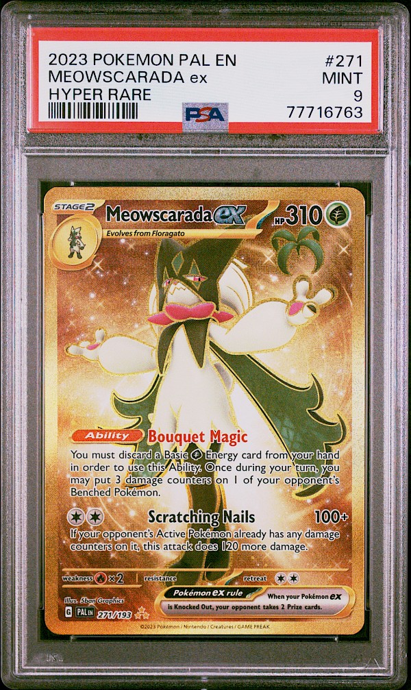 Meowscarada EX (PSA 9) - 271/193 (Paldea Evolved)